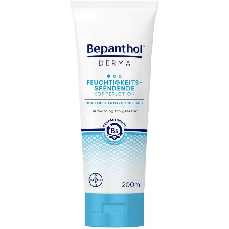 Bepanthol DERMA Feuchtigkeitsspendende Körperlotion 200 ml Tube