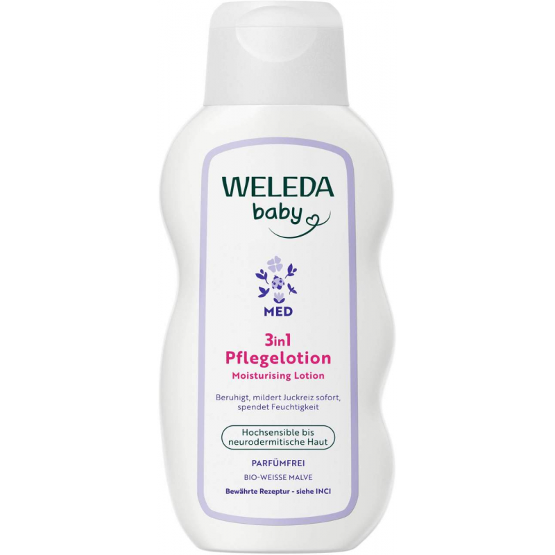 Weleda 3in1 weiße Malve Pflegelotion 200 ml