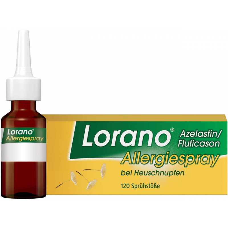 Lorano Azelastin-Fluticason Allergiespray bei Heuschnupfen 23 g