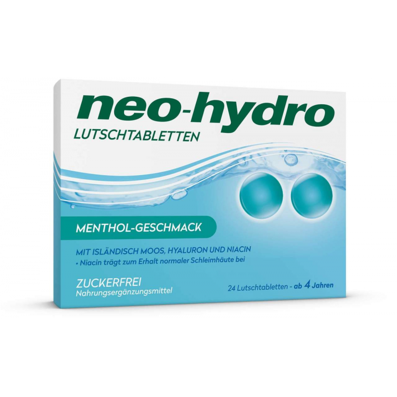 Neo-Hydro Lutschtabletten Menthol 24 Stück