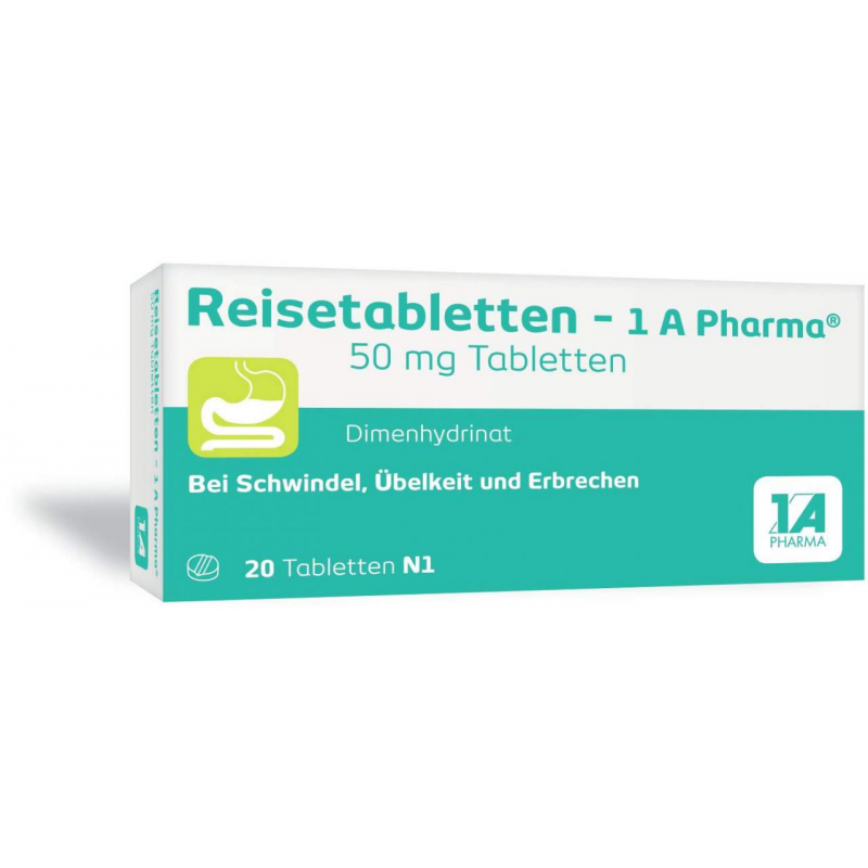 Reisetabletten 1A Pharma 20 Tabletten