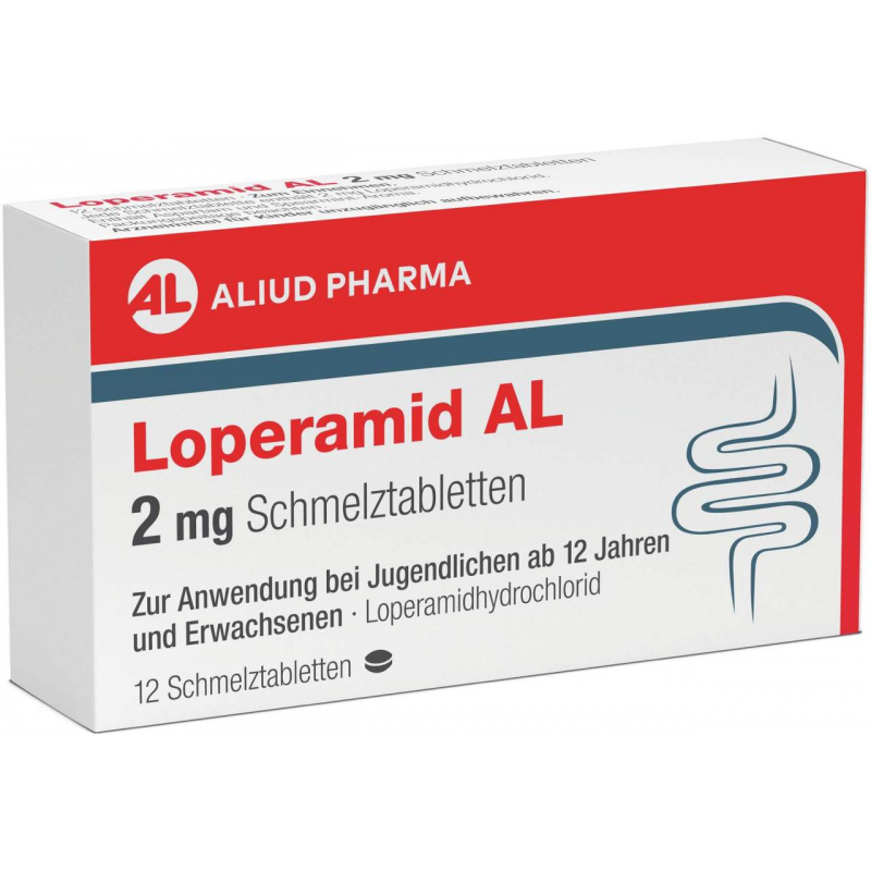 Loperamid AL 2 mg 12 Schmelztabletten