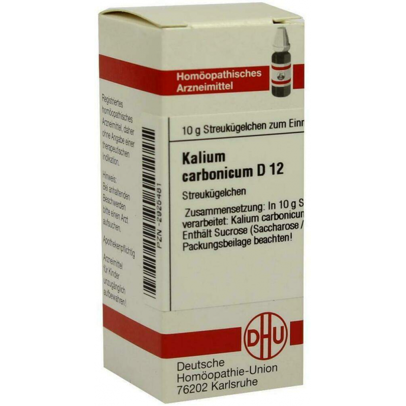 Dhu Kalium Carbonicum D12 Globuli