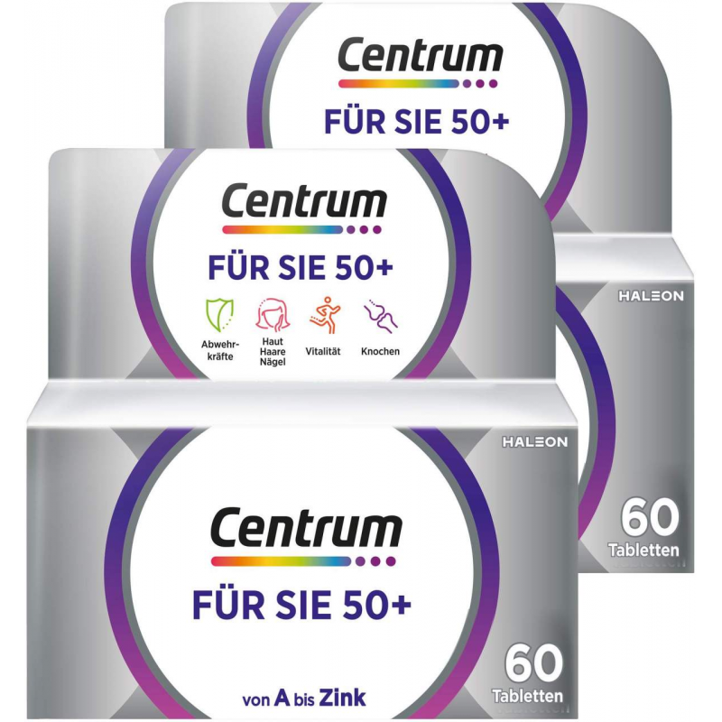 Centrum Für Sie 50+ Capletten 2 x 60 Tabletten