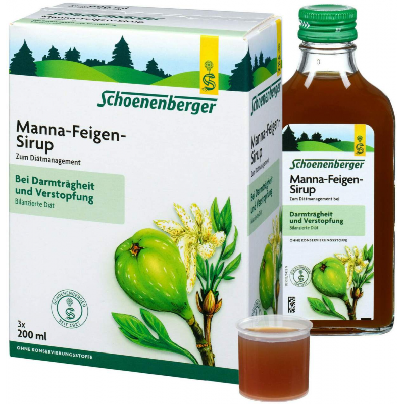 Manna-Feigen-Sirup Schoenenberger 3 X 200 ml