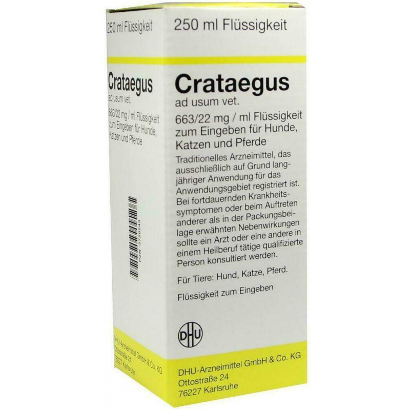 Dhu Crataegus Ad Usum vet. 250 ml Dilution