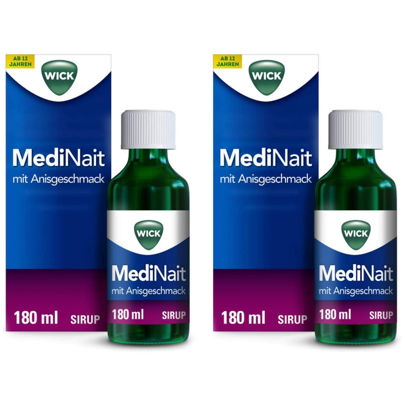 Wick MediNait mit Anisgeschmack 2 x 180 ml Sirup