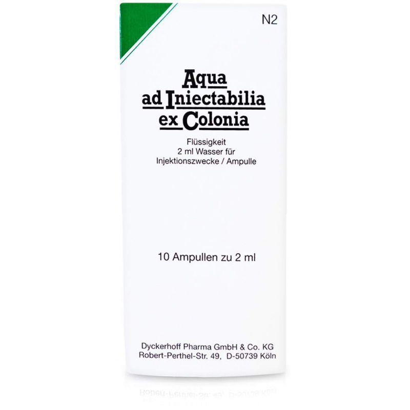 Aqua Ad Iniectabilia Ex Colonia Ampullen 10x2