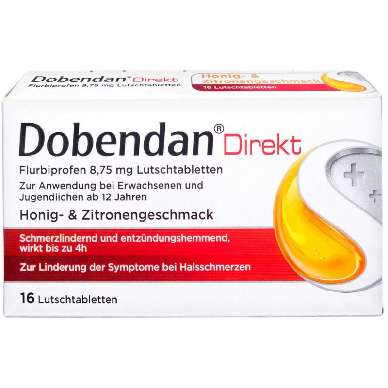 Dobendan Direkt Flurbiprofen 8,75 mg 16 Lutschtabletten