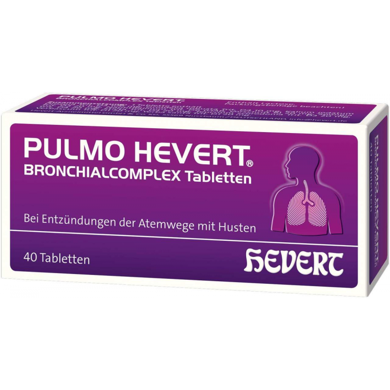 Pulmo Hevert Bronchialcomplex 40 Tabletten