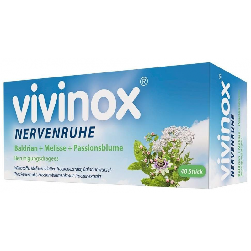 Vivinox Nervenruhe Beruhigungsdragees 40 Stück