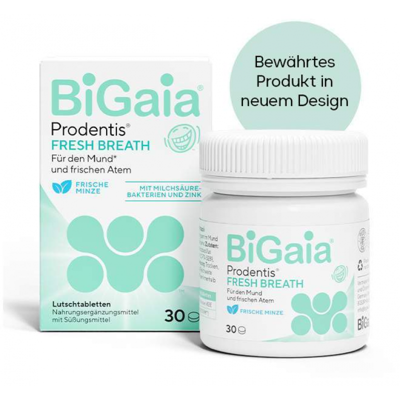 BiGaia Prodentis fresh Breath 30 Lutschtabletten