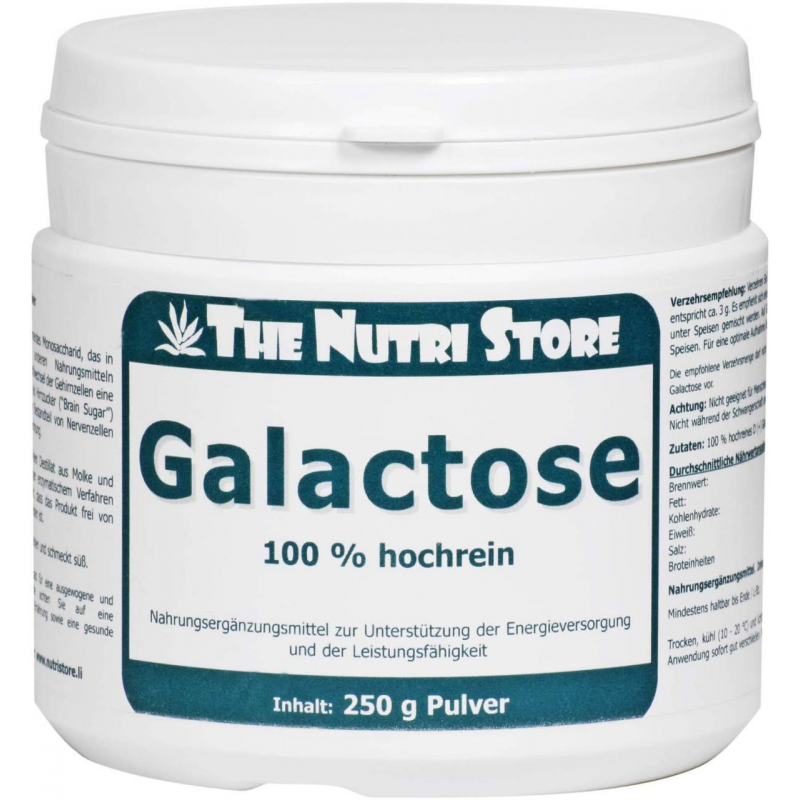 Galactose 100 % Rein 250 G Pulver