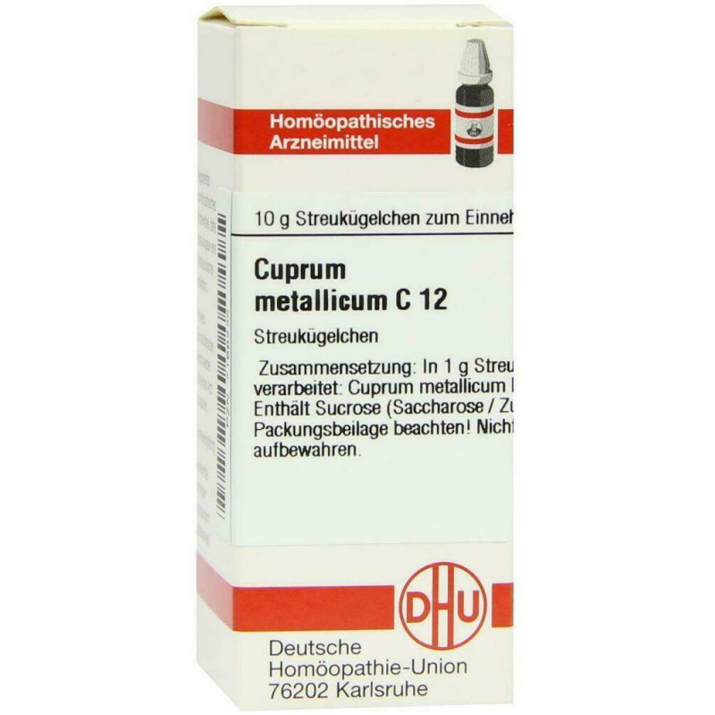 Dhu Cuprum Metallicum C12 Globuli