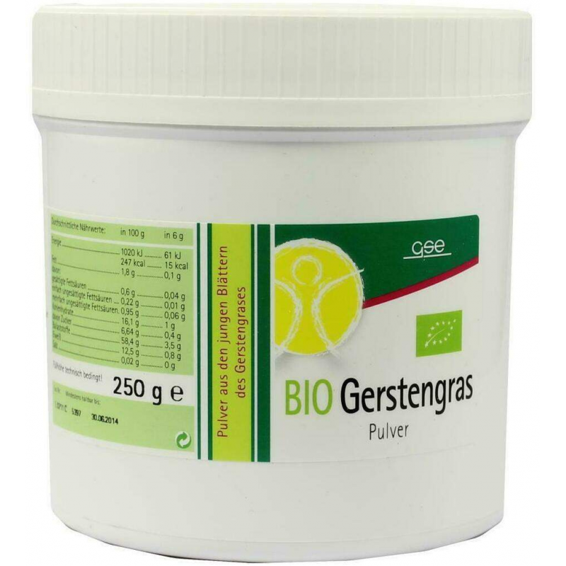 Gerstengras Bio Pulver 250 G Pulver