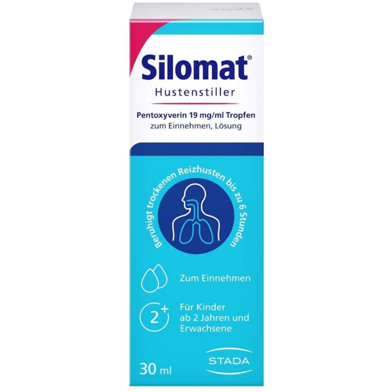 Silomat Hustenstiller Pentoxyverin 19 mg je ml 30 ml Tropfen