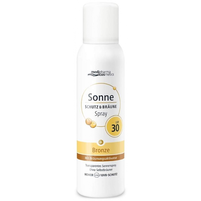 medipharma cosmetics Sonne Schutz & Bräune bronze LSF 30 Aerosol 150 ml Spray