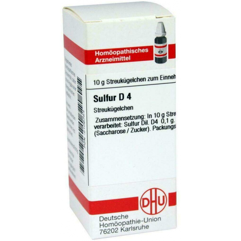 Dhu Sulfur D4 10 G Globuli
