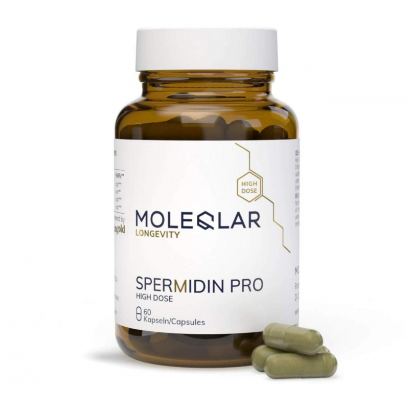 MoleQlar Longevity Spermidin PRO 60 Kapseln