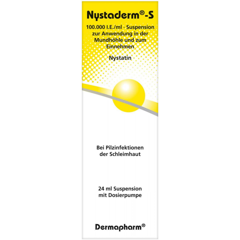 Nystaderm S Suspension Dosierpumpe 24 ml Suspension