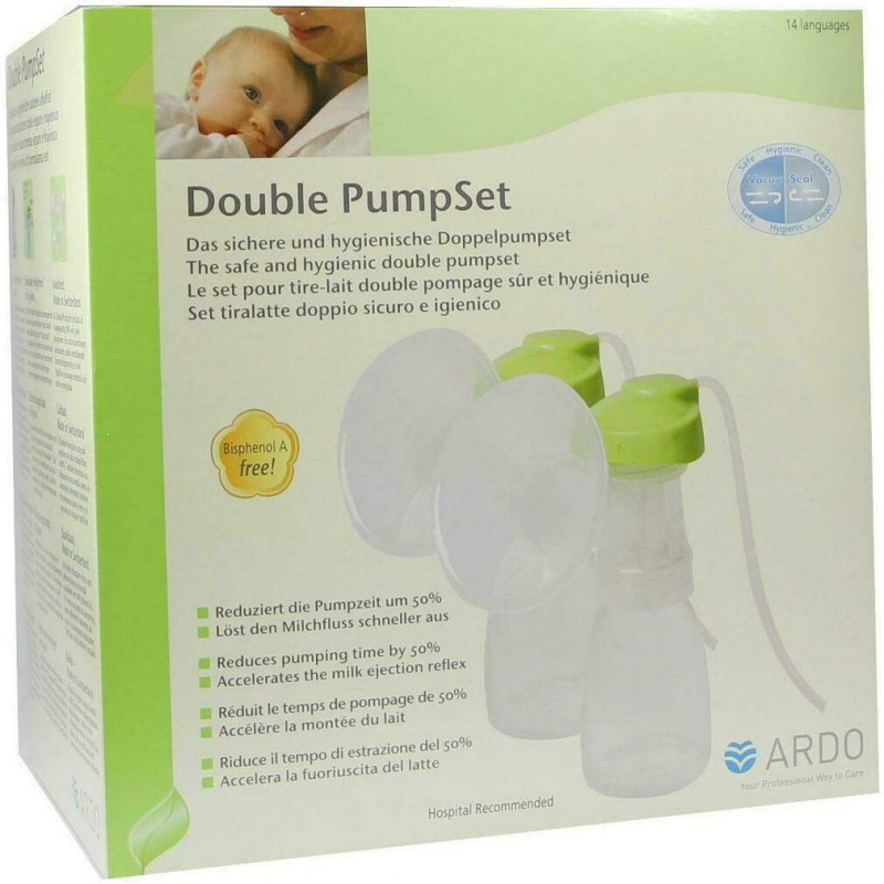 Ardo Double Pumpset das Sichere und Hygienische Pumpset