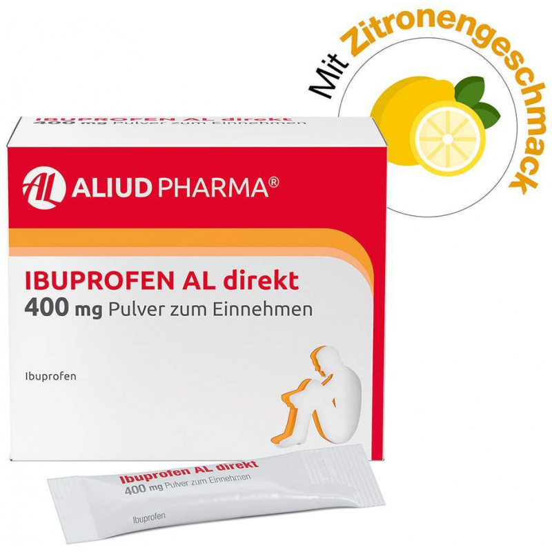 Ibuprofen Al Direkt 400 mg Pulver zum Einnehmen 20 Beutel