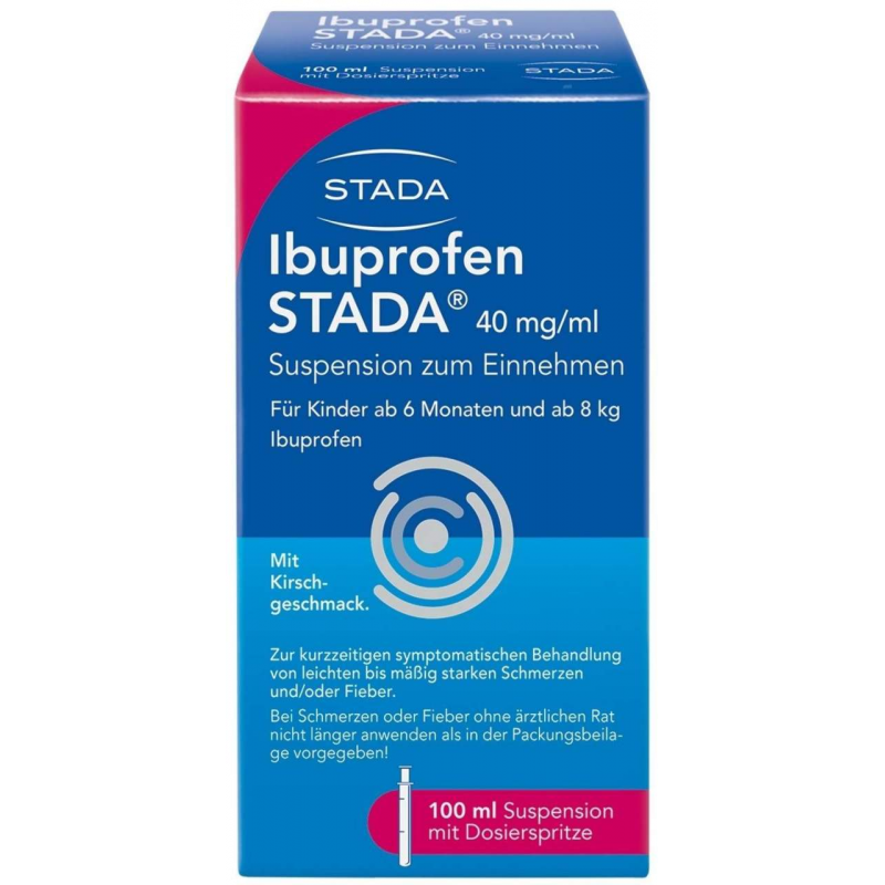 Ibuprofen Stada 40 mg ml Suspension zum Einnehmen 100 ml