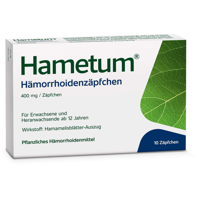 Hametum Hämorrhoidenzäpfchen 10 Stück