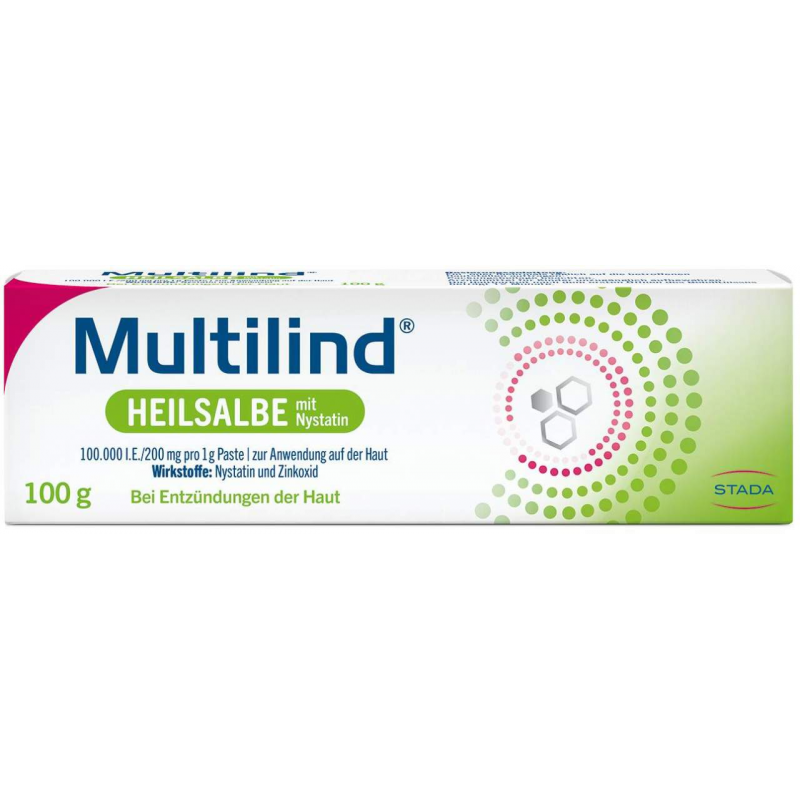 Multilind Heilsalbe mit Nystatin und Zinkoxid 100 g