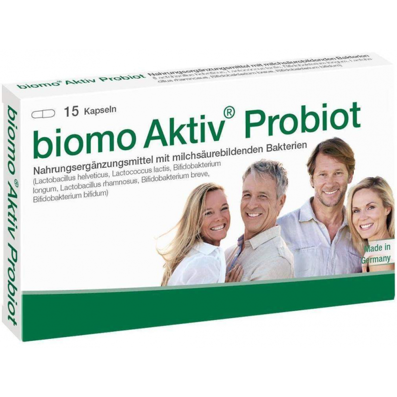 Biomo Aktiv Probiot 15 Kapseln