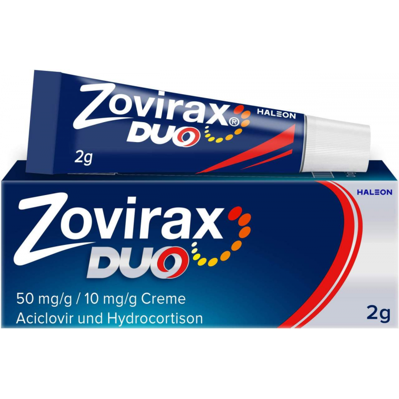 Zovirax Duo 50 mg je g und 10 mg je g 2 g Creme