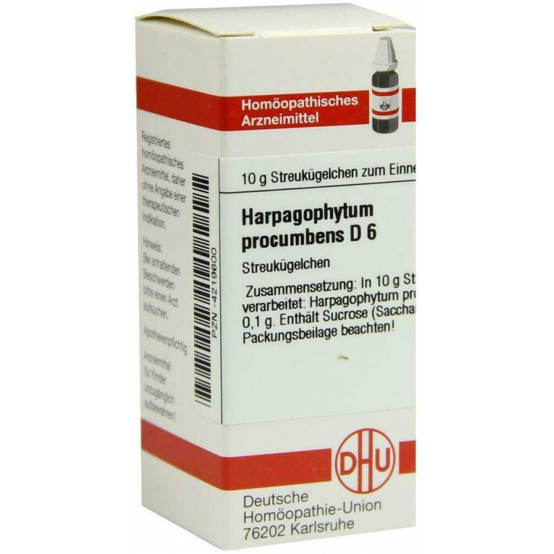 Dhu Harpagophytum Procumberns D6 Globuli 10 G
