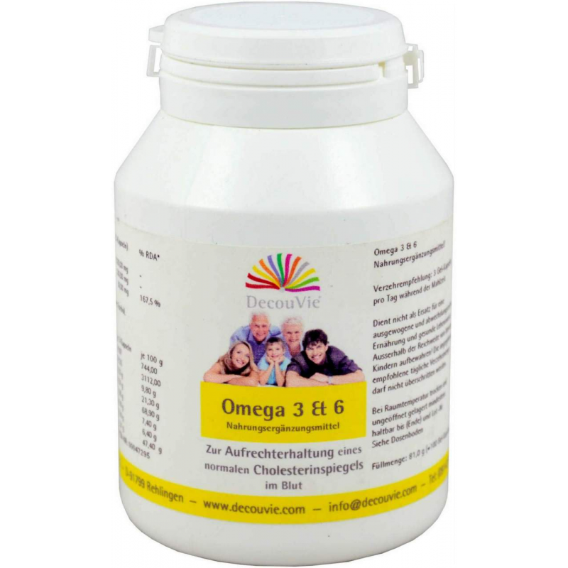 Omega 3 und 6 Kapseln