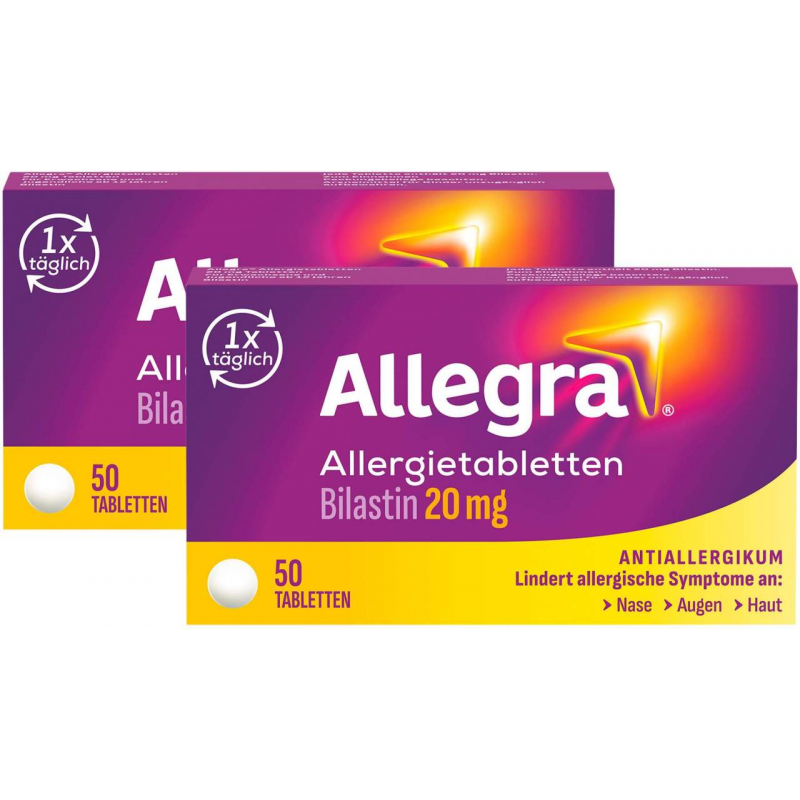 Allegra Allergietabletten 20 mg 2 x 50 Tabletten