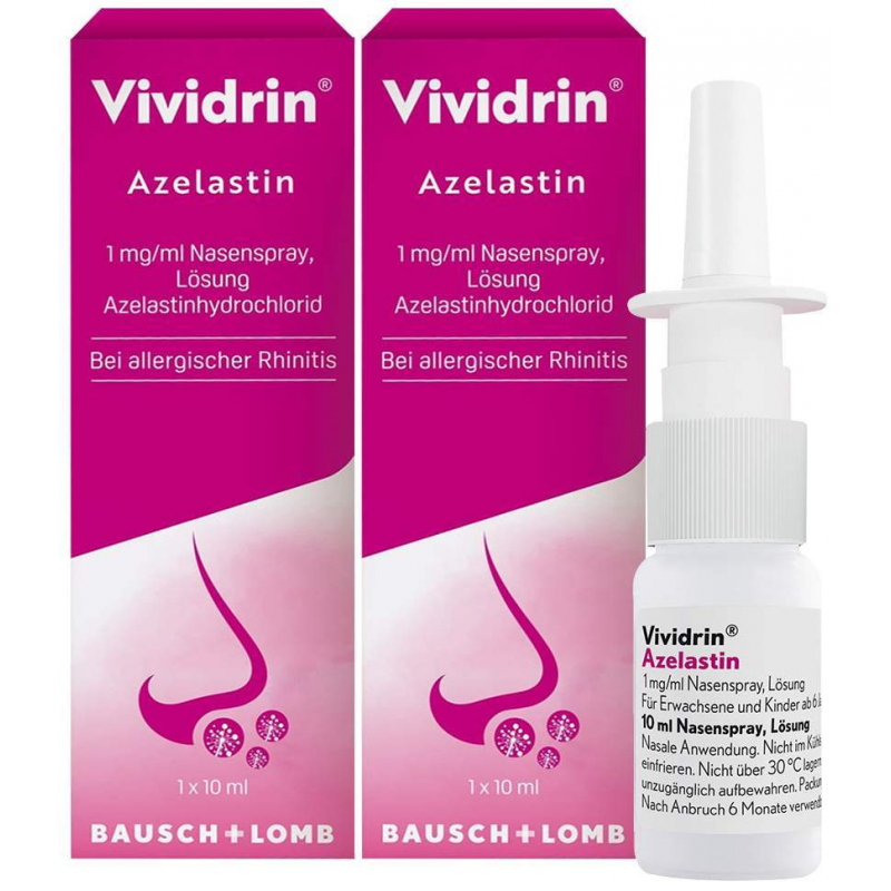 Vividrin Azelastin 2 x 10 ml Nasenspray