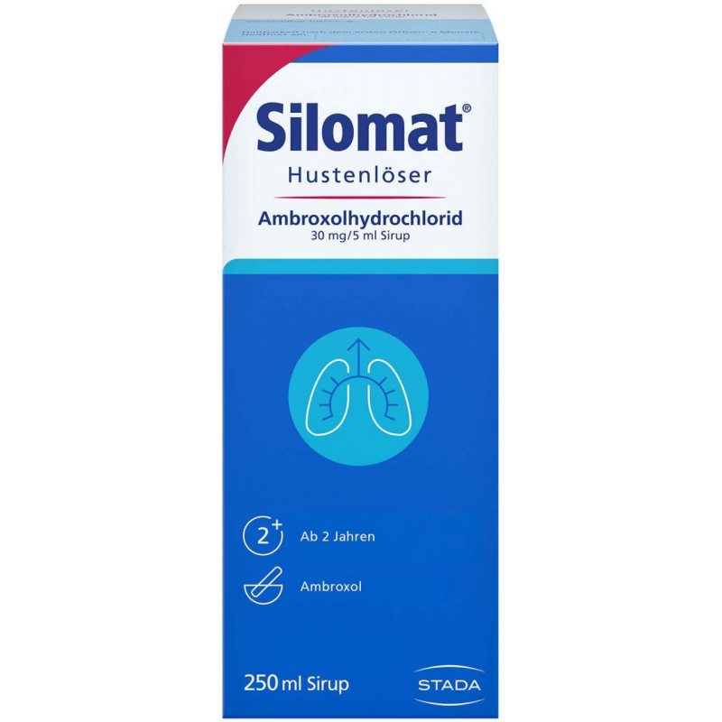 Silomat Hustenlöser Ambroxolhydrochlorid 30mg je 5ml Sirup 250 ml
