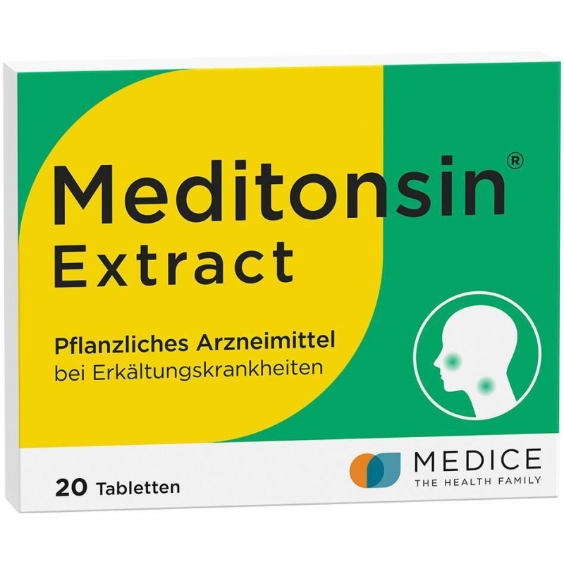 Meditonsin Extract pflanzliche Erkältungstabletten 20 Stück