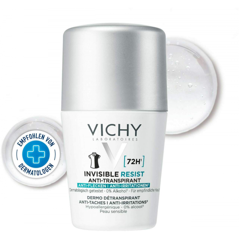 Vichy Deo Roll On Anti Flecken Invisible 50 ml