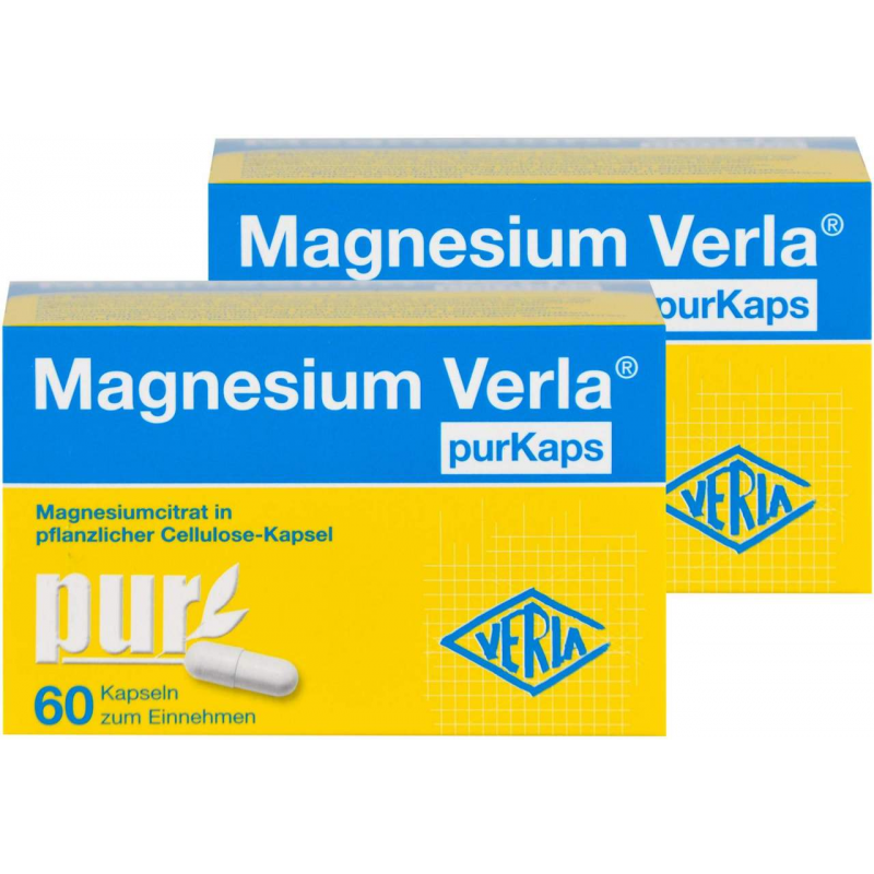 Magnesium Verla purkaps 2 x 60 Kapseln