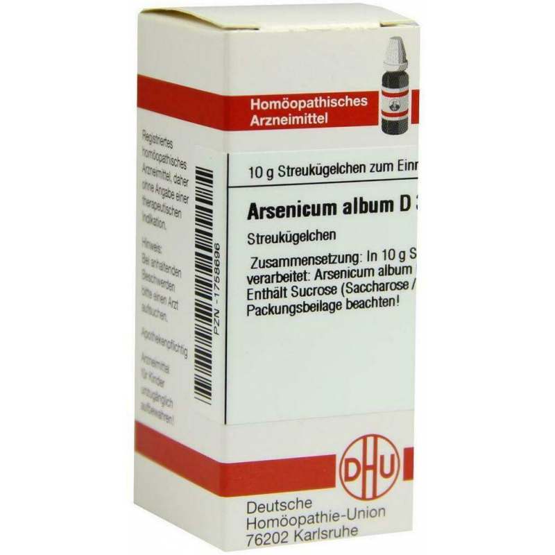 Arsenicum Album D30 Dhu 10 G Globuli