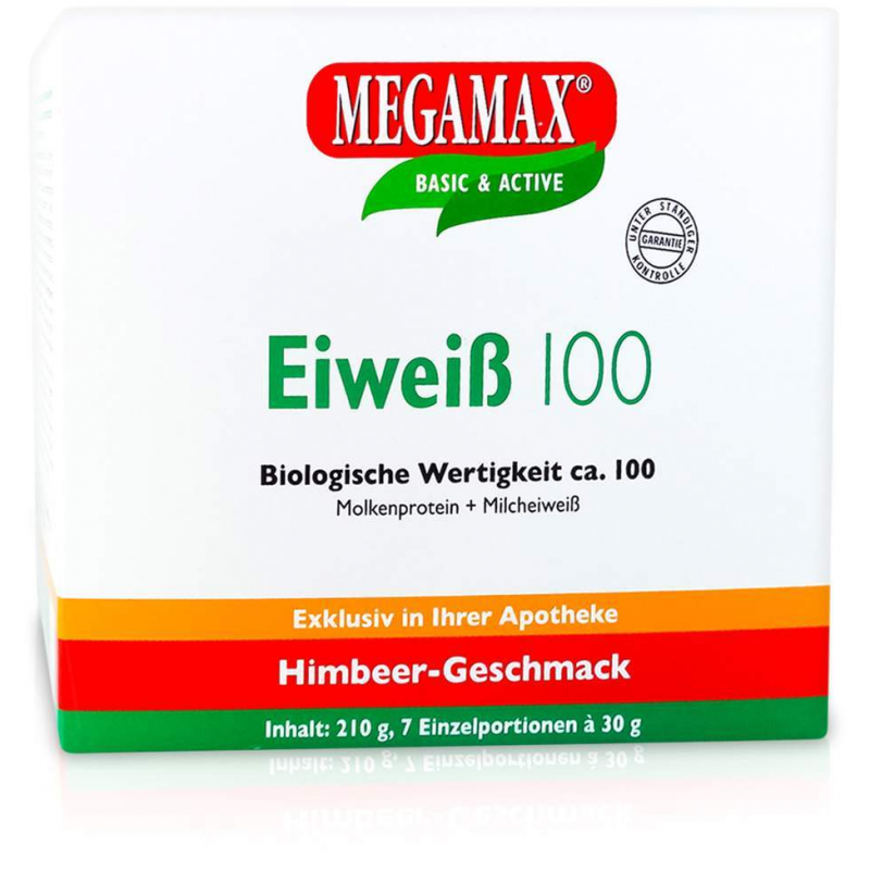 Eiweiss 100 Himbeer Megamax 7 X 30 G Pulver