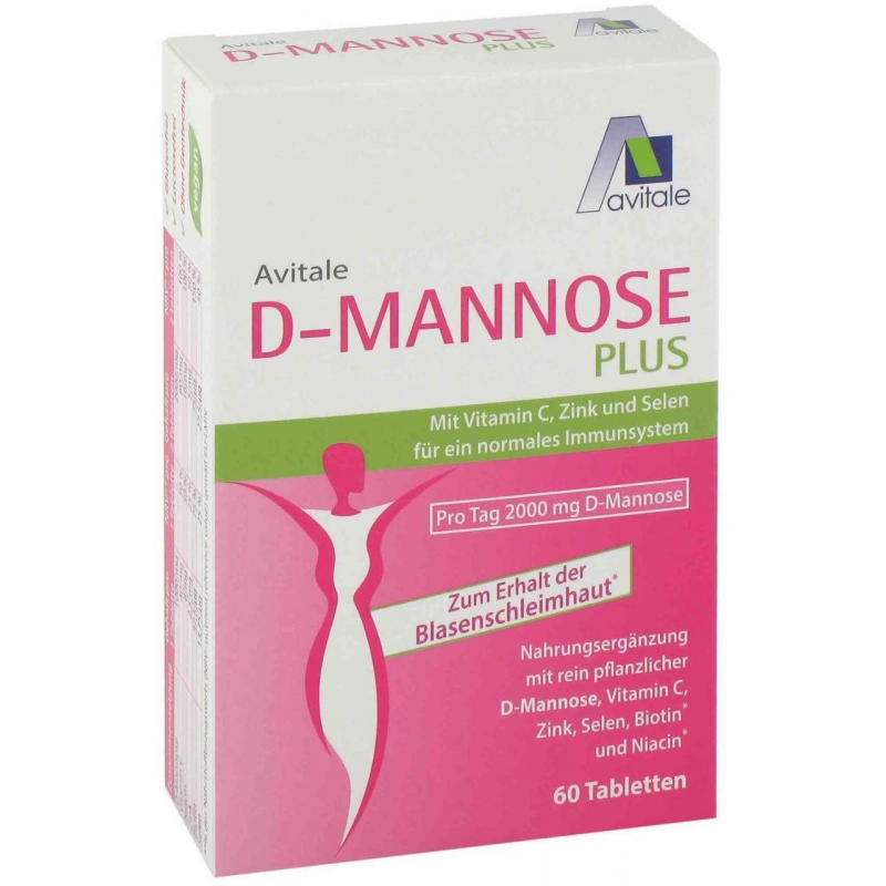 D-Mannose Plus 2000 mg 60 Tabletten