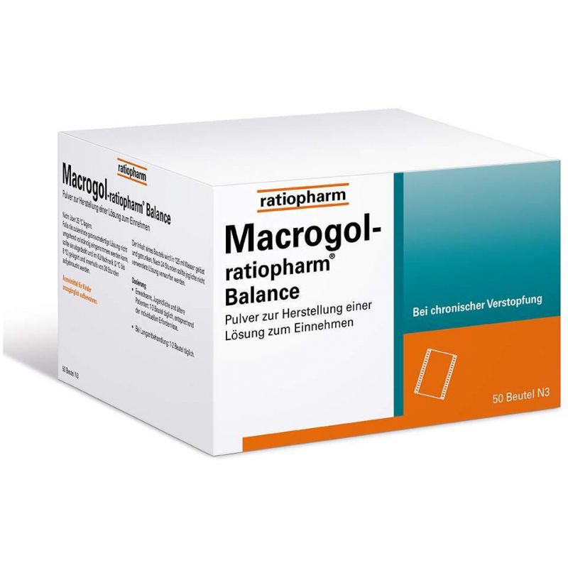 Macrogol-ratiopharm Balance 50 Beutel Pulver