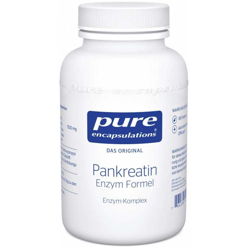 Pure Encapsulations Pankreatin Enzym Formel 180 Kapseln