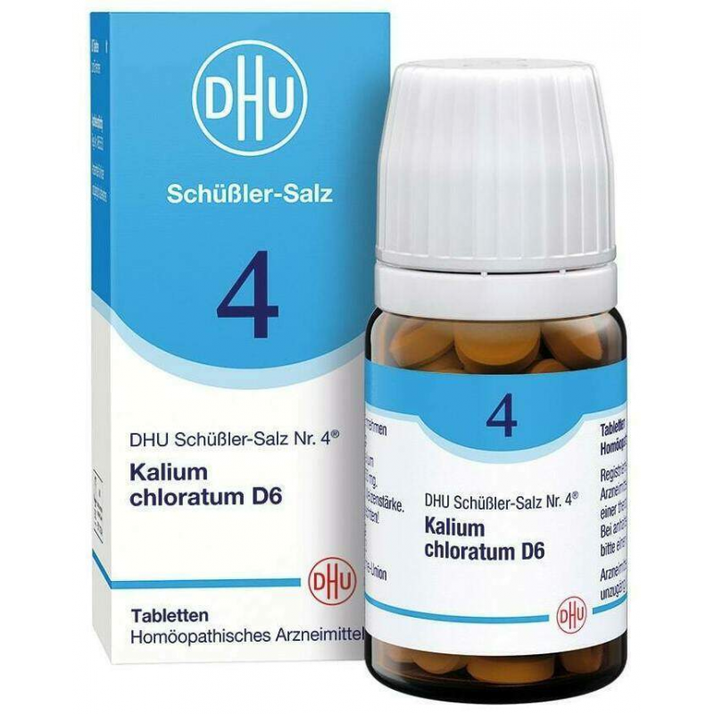 DHU Schüßler-Salz Nr. 4 Kalium chloratum D6 80 Tabletten