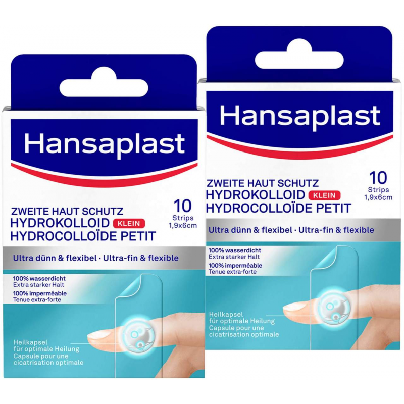 Hansaplast Zweite Haut Schutz klein 2 x 10 Pflaster