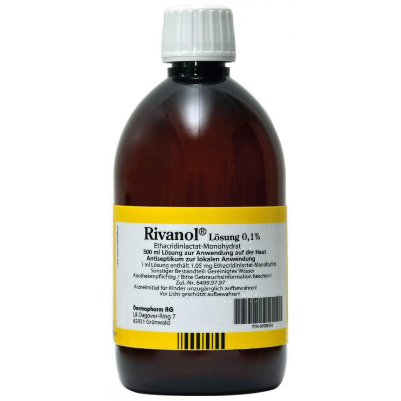 Rivanol Lösung 0,1% 500 ml