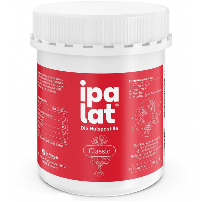 Ipalat Halspastillen Classic 400 Pastillen