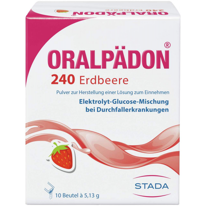 Oralpädon 240 Erdbeere 10 Beutel