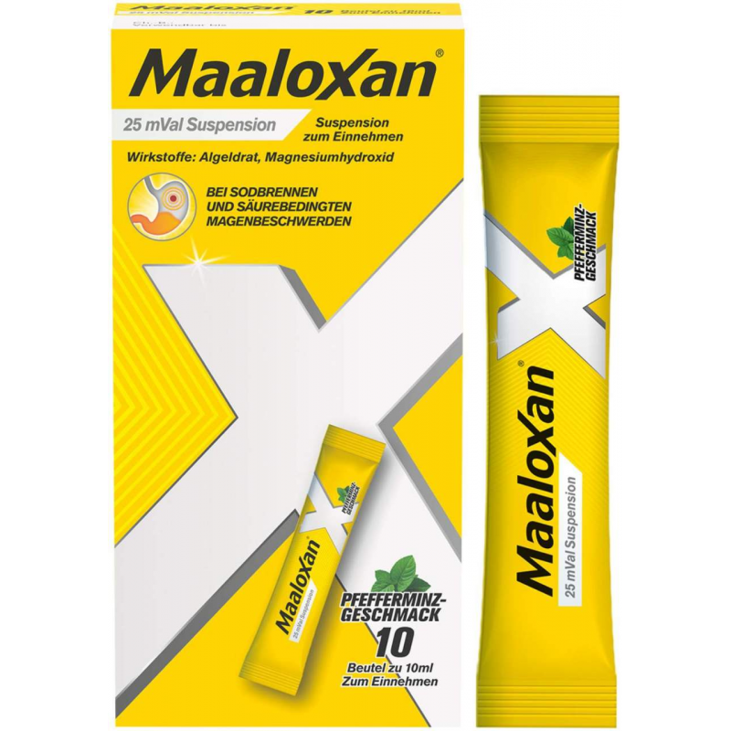 Maaloxan 25 mVal Suspension 10 X 10 ml Suspension